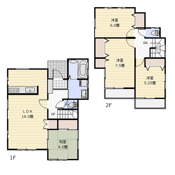 Floor plan. 34,800,000 yen, 4LDK, Land area 118.07 sq m , Building area 94.4 sq m