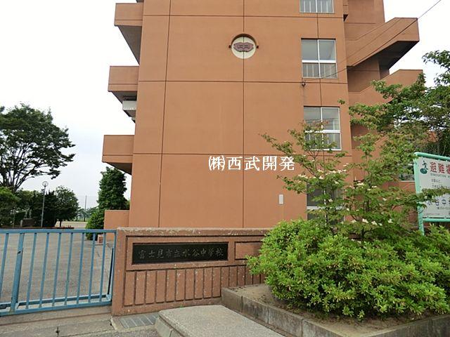 Junior high school. Fujimi until municipal Mizutani junior high school 1609m