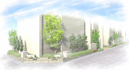 Outdoor facility ・ Planting (Rendering)