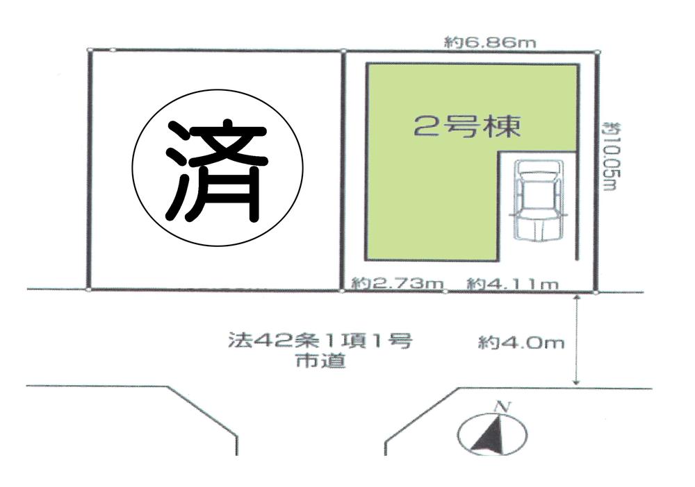 Compartment figure. 24,800,000 yen, 4LDK, Land area 68.95 sq m , Building area 116.64 sq m compartment view