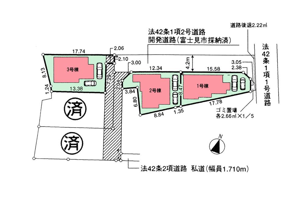 Compartment figure. 35,800,000 yen, 4LDK, Land area 112.96 sq m , Building area 102.26 sq m