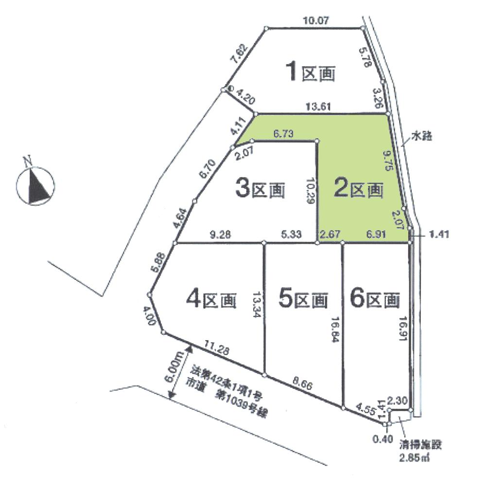 Compartment figure. Land price 19,800,000 yen, Land area 130.08 sq m