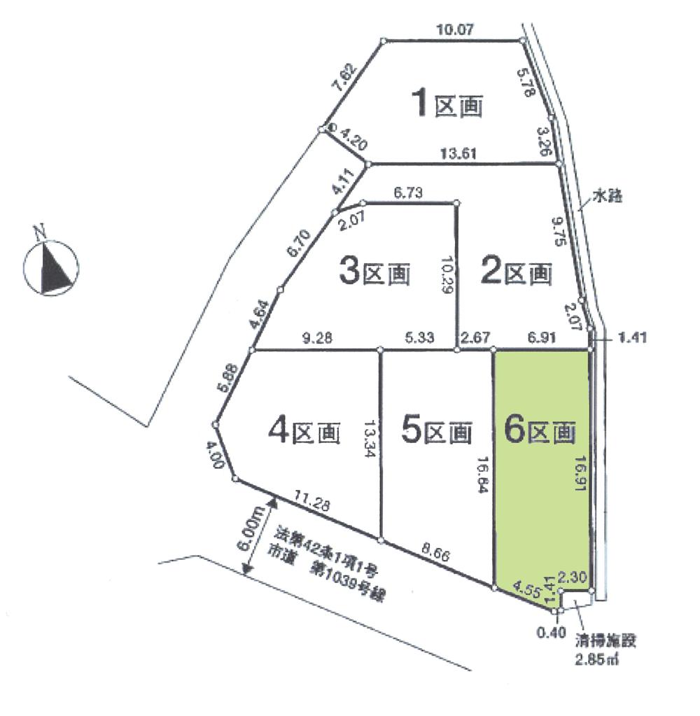 Compartment figure. Land price 21,800,000 yen, Land area 120.05 sq m