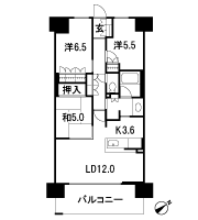 Floor: 3LDK, occupied area: 73.58 sq m