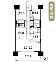 Floor: 3LDK, occupied area: 73.58 sq m