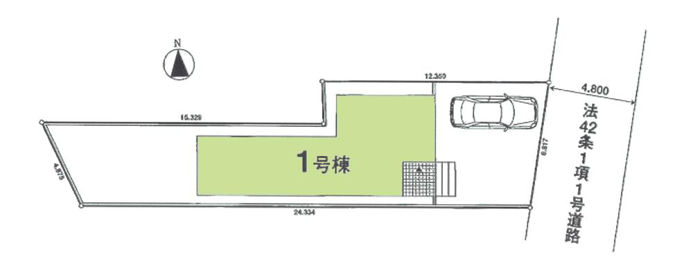 Compartment figure. 31,800,000 yen, 4LDK + S (storeroom), Land area 141.88 sq m , Building area 97.59 sq m compartment view