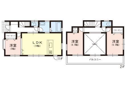 Floor plan. 31,800,000 yen, 3LDK, Land area 101.79 sq m , Building area 79.48 sq m