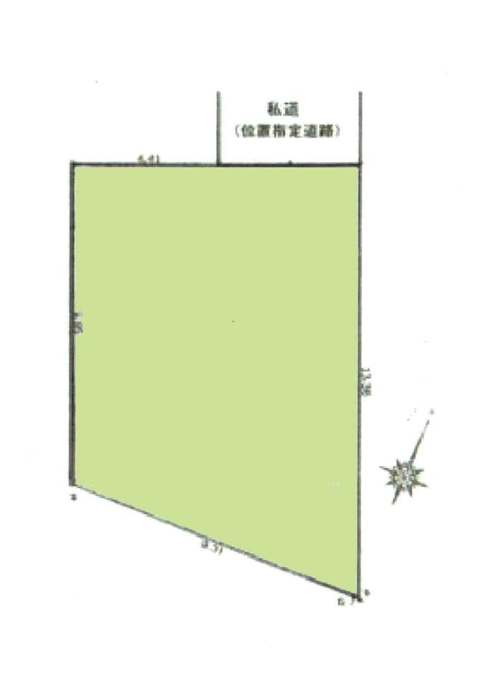 Compartment figure. 20.8 million yen, 4LDK, Land area 100.04 sq m , Building area 83.62 sq m compartment view land