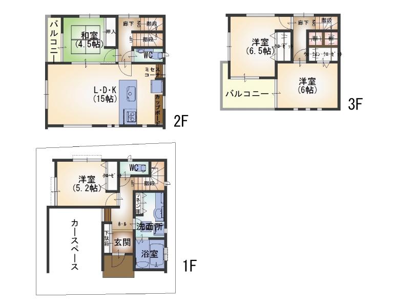 Floor plan. 33,800,000 yen, 4LDK, Land area 71.94 sq m , Building area 99.78 sq m