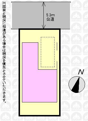 Compartment figure. 25,800,000 yen, 3LDK, Land area 70.31 sq m , Building area 106.23 sq m