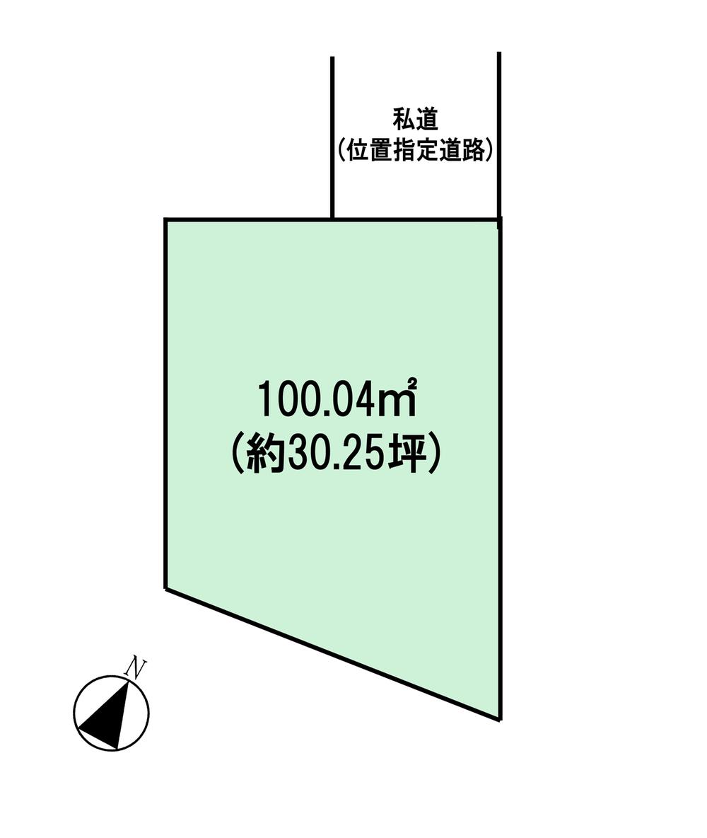 Compartment figure. 20.8 million yen, 4LDK, Land area 100.04 sq m , Building area 83.62 sq m