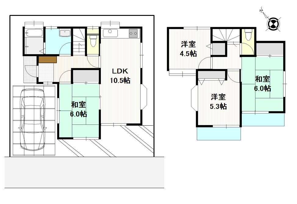 Floor plan. 15.8 million yen, 4LDK, Land area 98.38 sq m , Building area 81.14 sq m