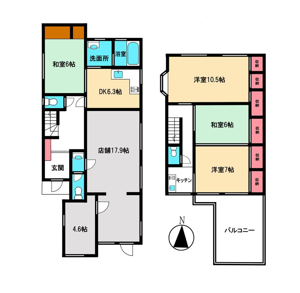 Floor plan. 22,800,000 yen, 4DK, Land area 153.5 sq m , Building area 139.02 sq m