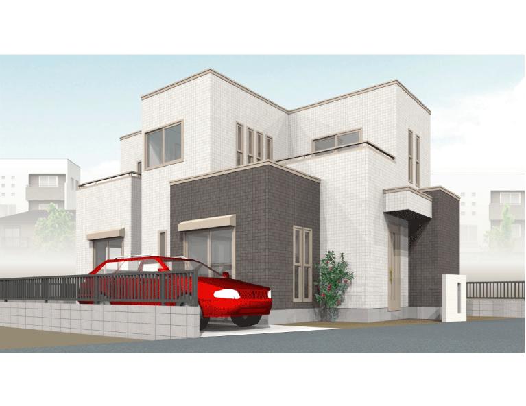 Building plan example (Perth ・ appearance). Building plan example Building price 15 million yen, Building area 107.96 sq m
