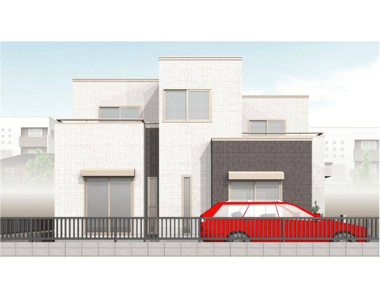 Building plan example (Perth ・ appearance). Building plan example  Building price 15 million yen, Building area 107.96 sq m