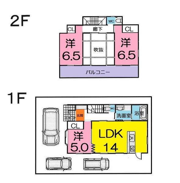 Floor plan. 31,800,000 yen, 3LDK, Land area 101.79 sq m , Building area 79.48 sq m