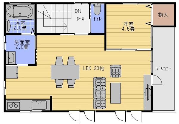 Floor plan. 38,800,000 yen, 4LDK, Land area 105.08 sq m , Building area 98.71 sq m 2F Floor Plan