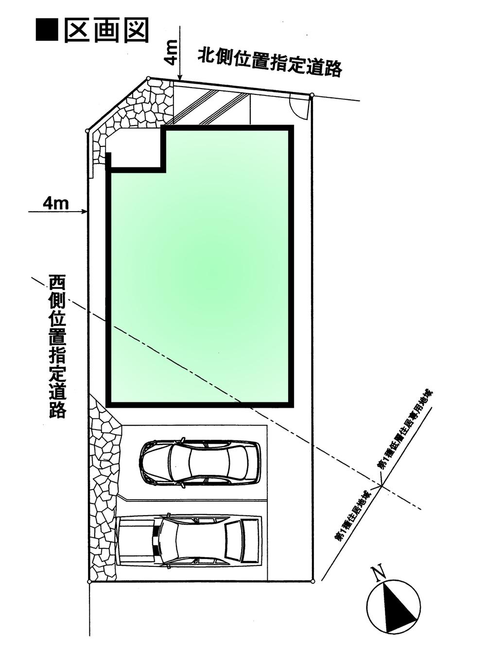Compartment figure. 33,800,000 yen, 4LDK, Land area 113.82 sq m , Building area 95.43 sq m