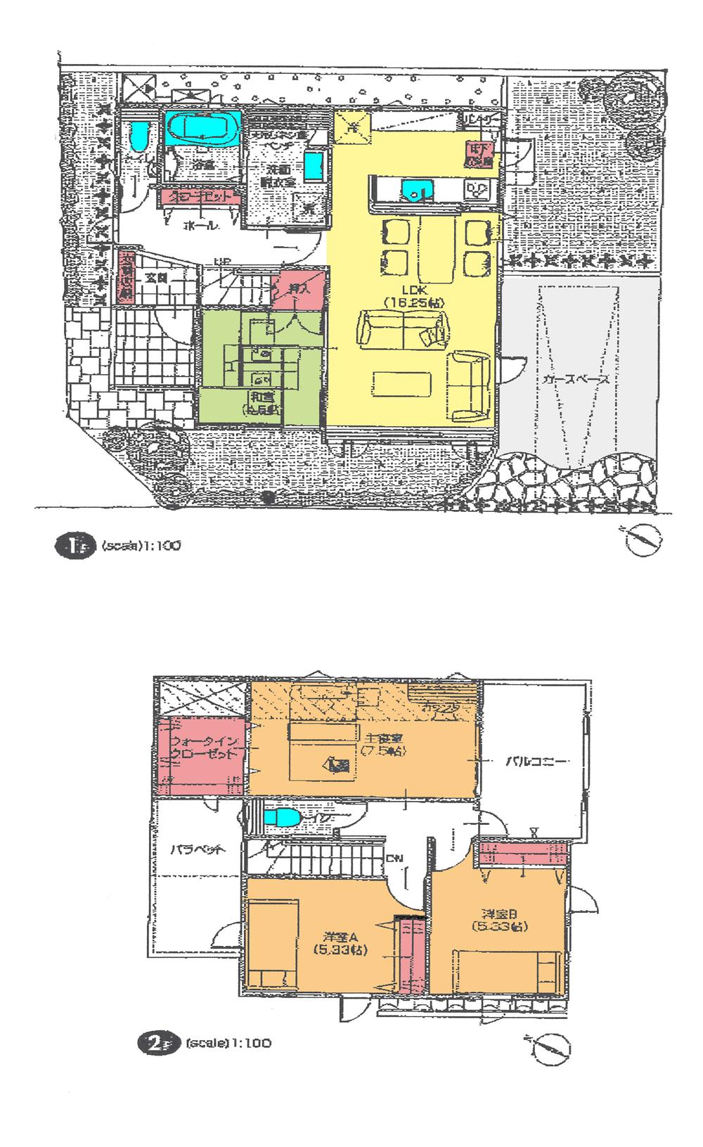 Floor plan. 31,800,000 yen, 4LDK, Land area 124.22 sq m , Building area 99.14 sq m floor plan