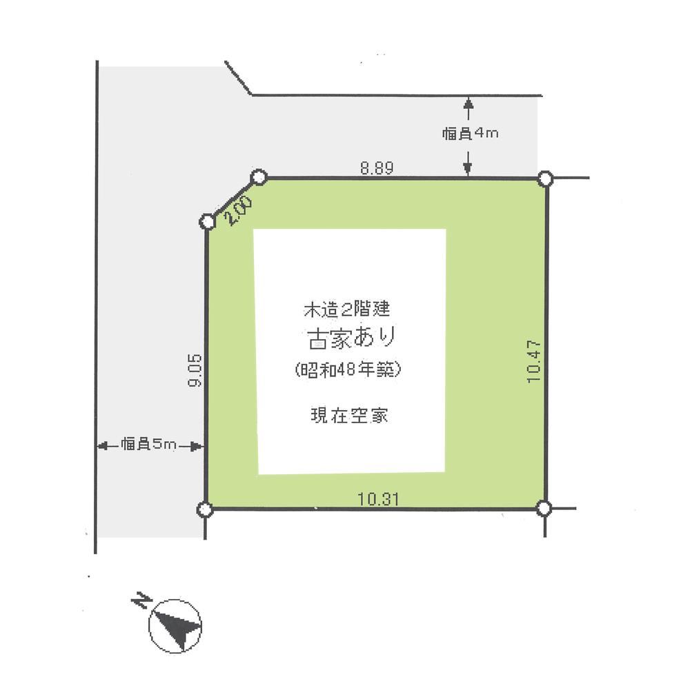 Compartment figure. Land price 22 million yen, Land area 106.94 sq m compartment view