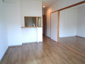 Living and room. I opened the sliding door between the DK and Western-style spreads room