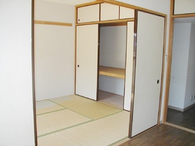 Living and room. You can use and to open to open the sliding door.