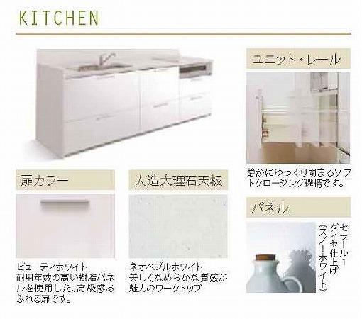 Same specifications photo (kitchen). (3 Building) specification Built-in dishwasher dryer, Shower faucet construction with water purifier