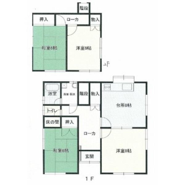 Floor plan. 9.8 million yen, 4DK, Land area 157.08 sq m , Building area 92.25 sq m