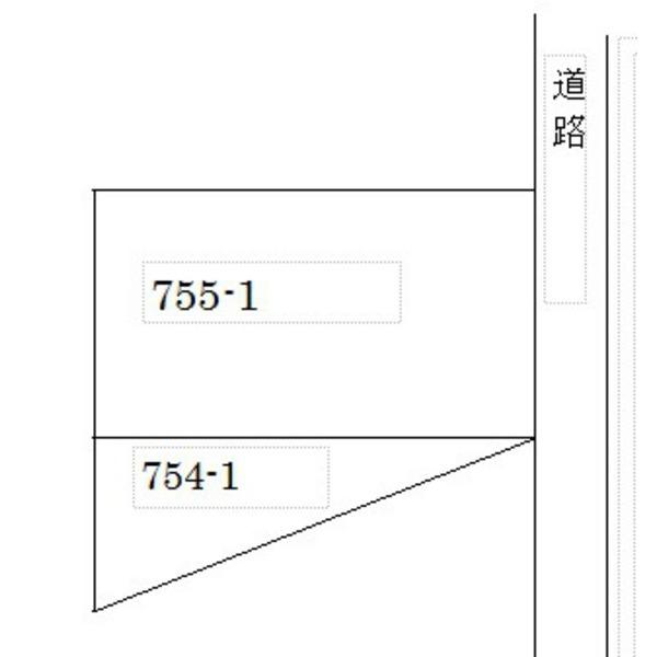 Compartment figure. Land price 39,200,000 yen, Land area 786.77 sq m