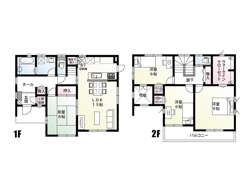 Floor plan. (B Building), Price 25,800,000 yen, 4LDK, Land area 173.51 sq m , Building area 108.47 sq m