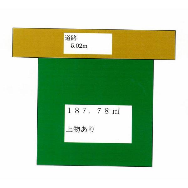 Compartment figure. Land price 11.3 million yen, Land area 187.78 sq m
