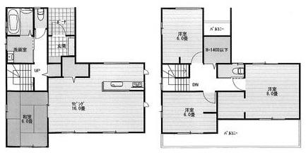 Floor plan. 22.5 million yen, 4LDK, Land area 162.11 sq m , Building area 103.5 sq m