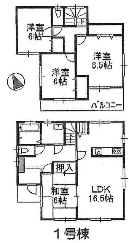 Floor plan. 18,800,000 yen, 4LDK, Land area 168.65 sq m , Building area 105.16 sq m Mato