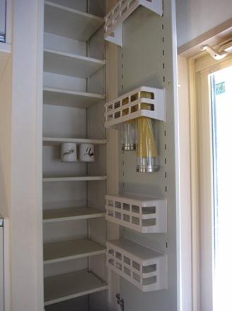 Other Equipment. With a convenient pocket and the movable shelves in. The door can be secured with a magnet, such as a note is made of steel plate. It has been equipped with all of the ready-built house. 