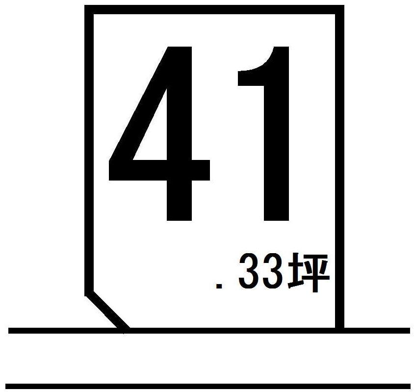Compartment figure. Land price 3.98 million yen, Land area 136.64 sq m
