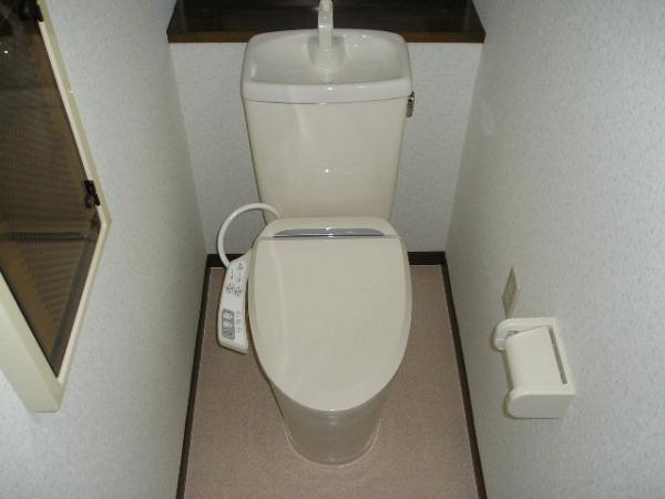 Toilet. It was changed to a new cleaning function toilet