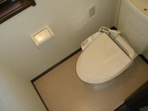 Toilet. The second floor of the toilet was also replaced with a cleaning function toilet bowl