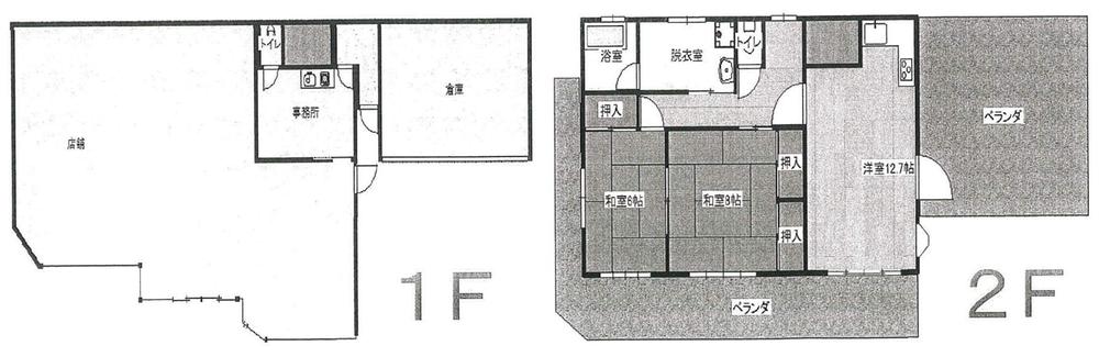 Floor plan. 18 million yen, 2LDK, Land area 261.28 sq m , Building area 179.62 sq m