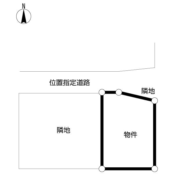 Compartment figure. Land price 6.9 million yen, Land area 137.32 sq m
