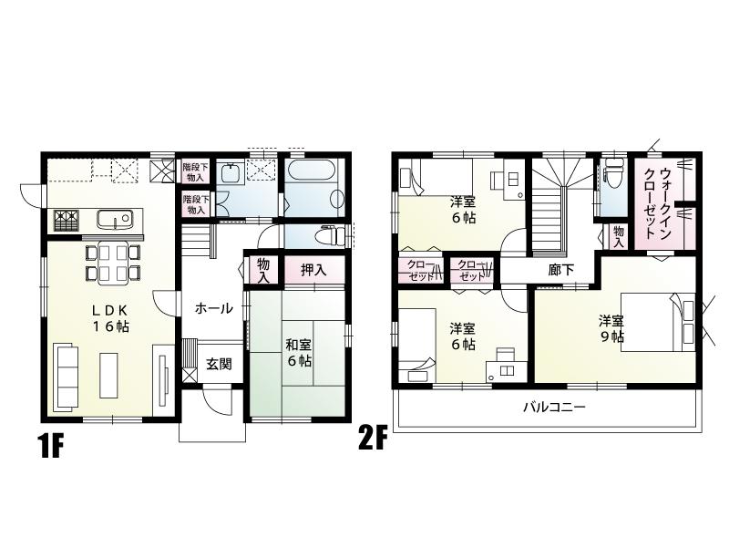 Floor plan. (C Building), Price 22,800,000 yen, 4LDK, Land area 167.62 sq m , Building area 110.13 sq m
