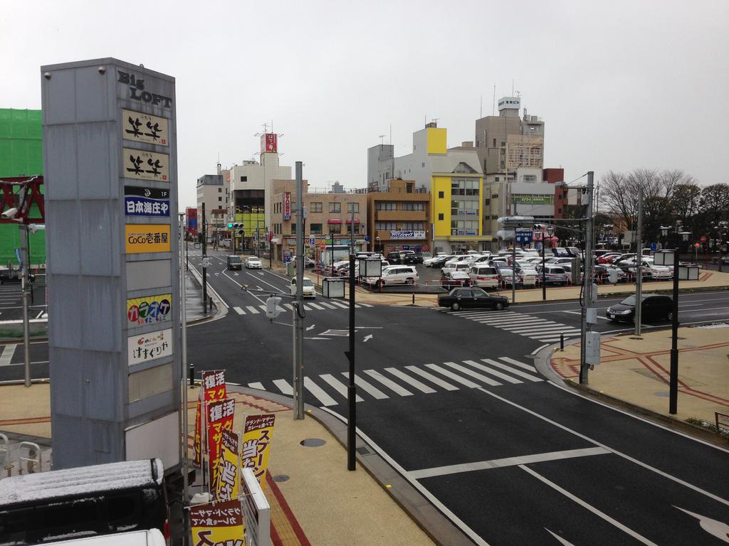 View. Outlook the best because it faces the big intersection in front of the station