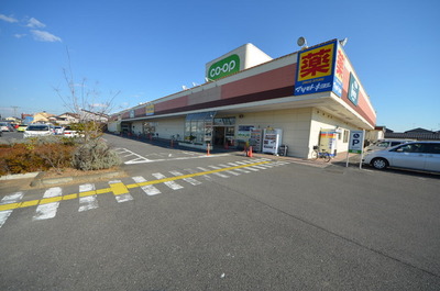 Supermarket. 900m to the Co-op (super)