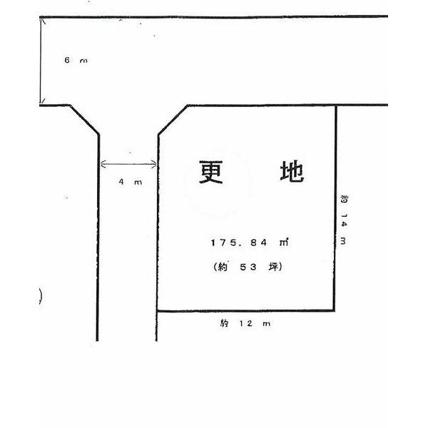 Compartment figure. Land price 9.8 million yen, Land area 175.84 sq m