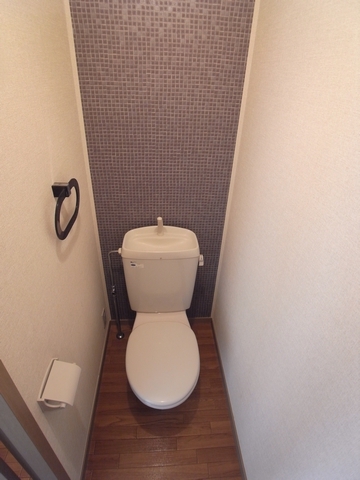 Toilet. It attaches Washlet