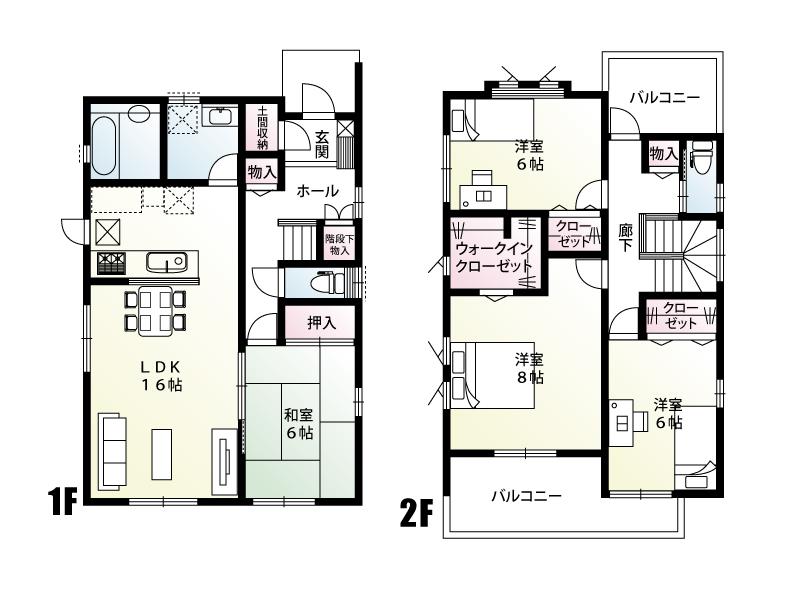 Floor plan. (5 Building), Price 24,300,000 yen, 4LDK, Land area 178.29 sq m , Building area 110.04 sq m
