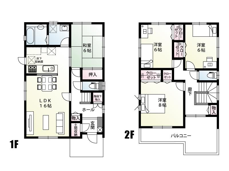 Floor plan. (10 Building), Price 27.3 million yen, 4LDK, Land area 177.15 sq m , Building area 107.1 sq m