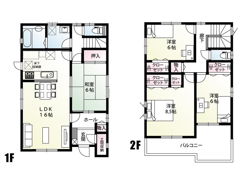 Floor plan. (11 Building), Price 27,800,000 yen, 4LDK, Land area 185.74 sq m , Building area 107.51 sq m