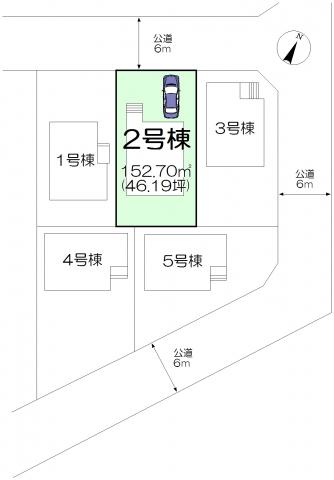 Compartment figure. 20.8 million yen, 4LDK, Land area 152.7 sq m , Building area 97.2 sq m