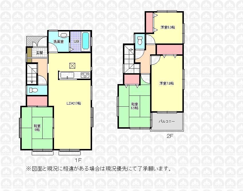Floor plan. 23.8 million yen, 4LDK, Land area 122.01 sq m , Building area 100.19 sq m