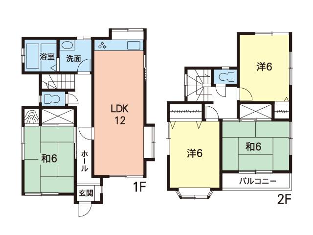 Floor plan. 7 million yen, 4LDK, Land area 112.58 sq m , Building area 89.43 sq m